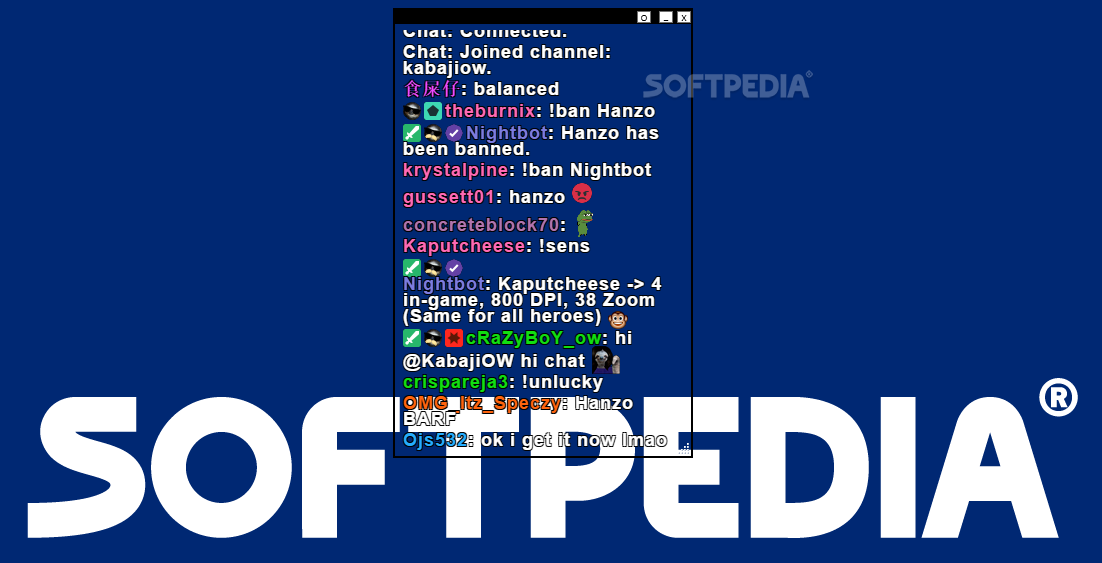 Transparent Twitch Chat Overlay