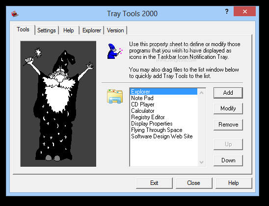 Tray Tools 2000
