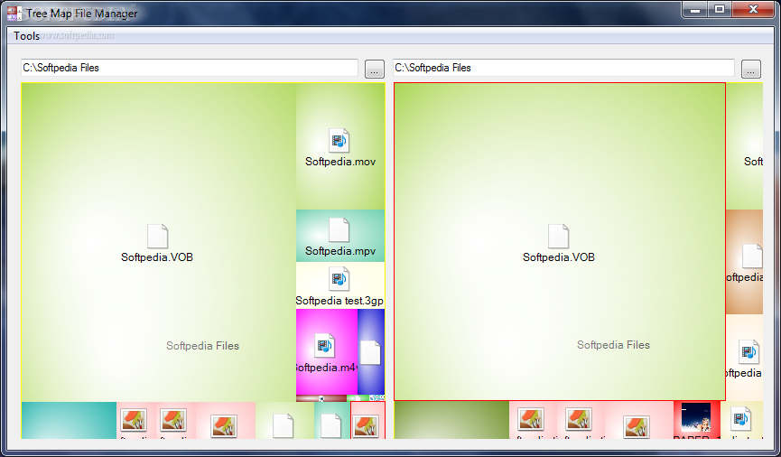 Tree Map File Manager