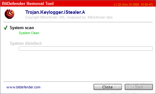 Trojan.Keylogger.IStealer Removal Tool