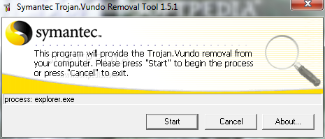Trojan.Vundo free Removal Tool