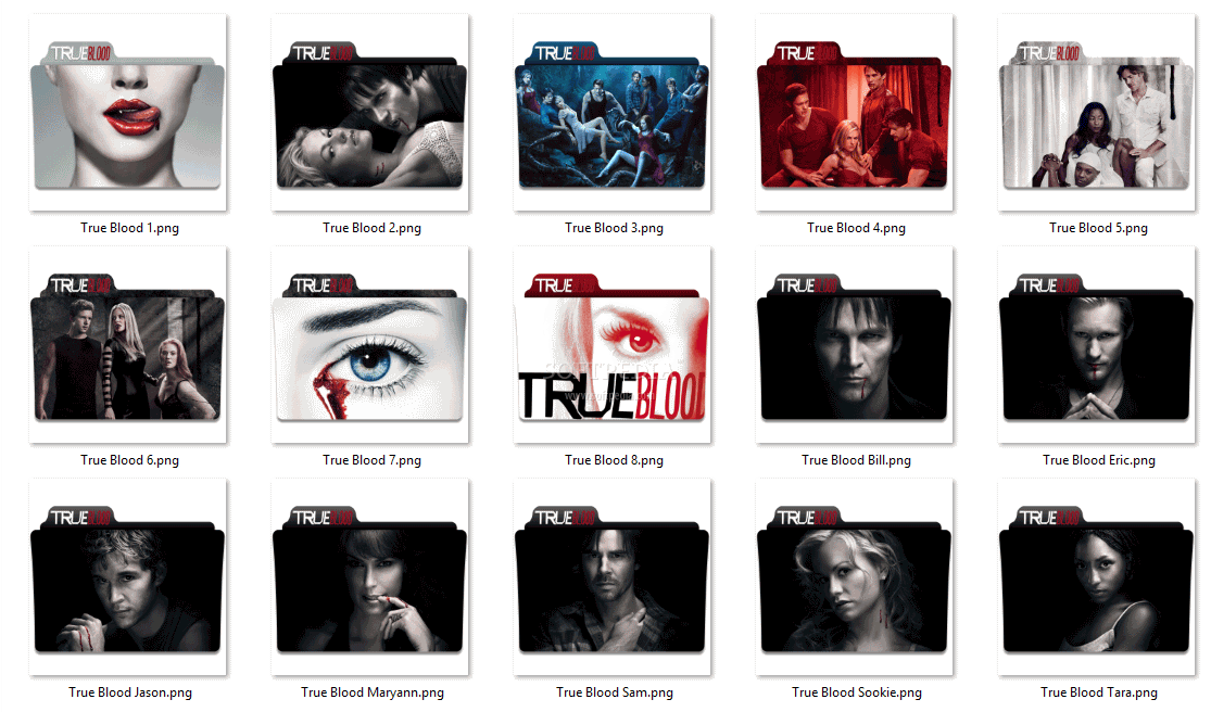 True Blood Folder Icon