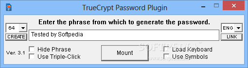 TrueCrypt Password Plugin