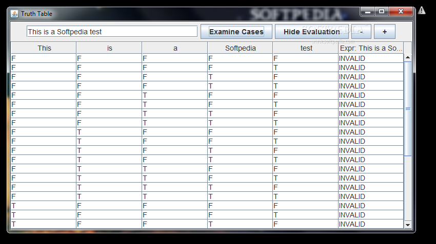 Truth Table