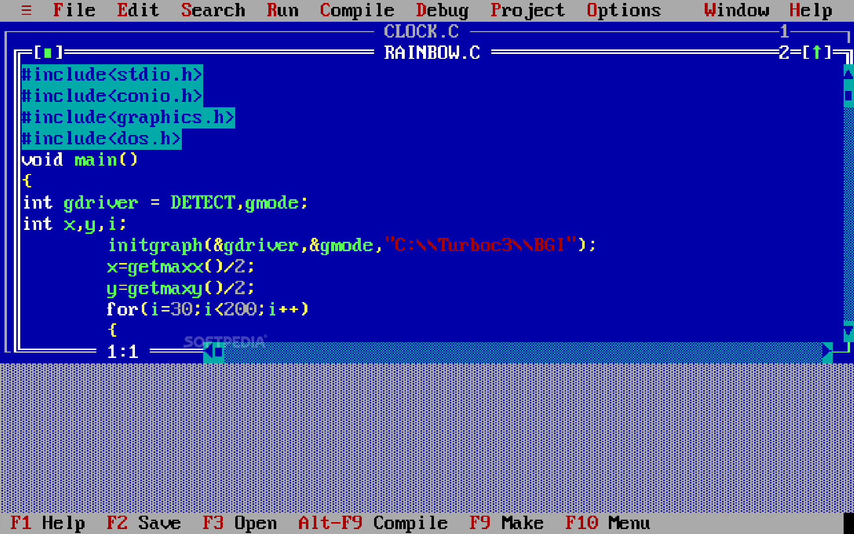 TurboC++ for Windows