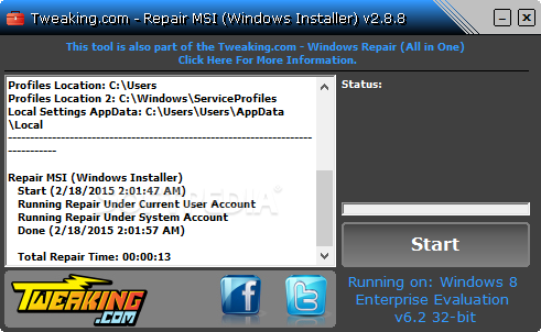 Repair MSI (Windows Installer)