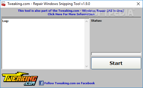 Repair Windows Snipping Tool
