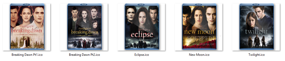 Twilight Blu-Ray Folder Icons Pack
