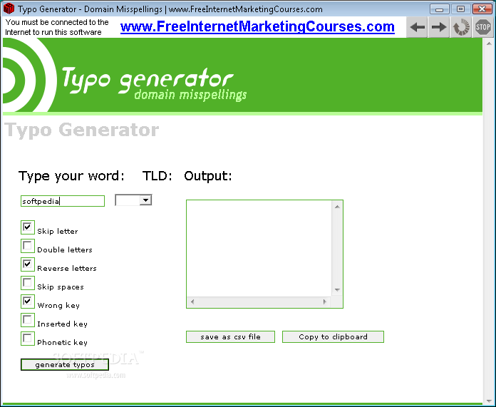 Typo Generator - Misspelled Domains