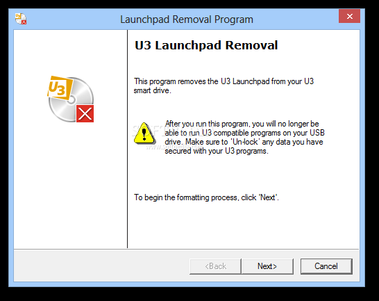 U3 Launchpad Removal Tool
