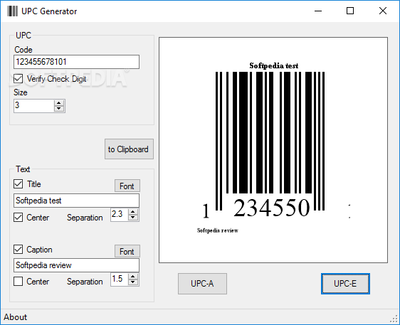 UPC Generator