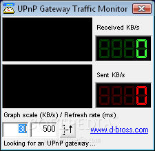 UPnP Gateway Traffic Monitor