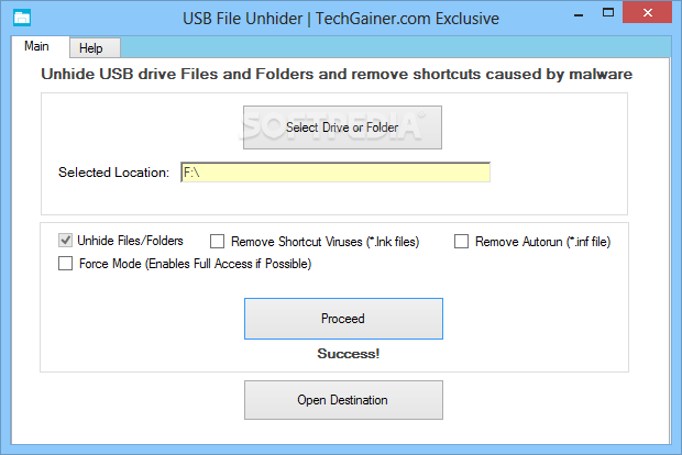 USB File Unhider