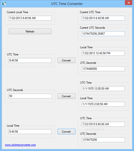 UTC Time Converter