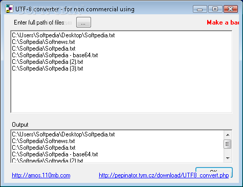 UTF-8 converter