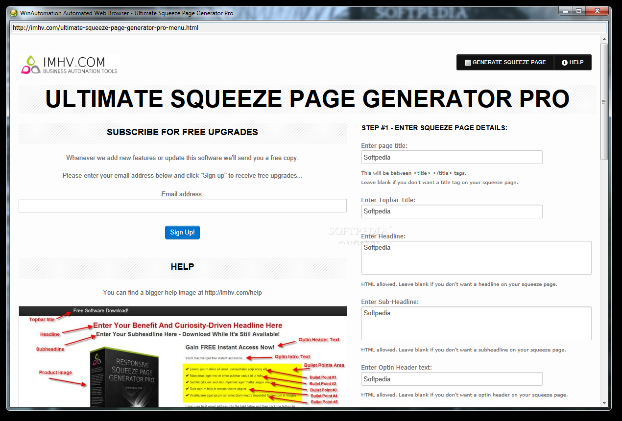 Ultimate Squeeze Page Generator Pro