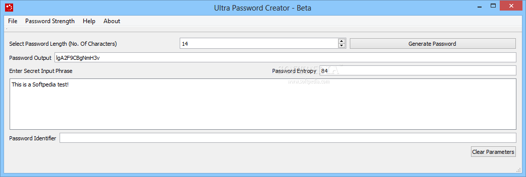 Ultra Password Creator