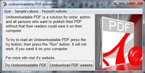 Undownloadable PDF
