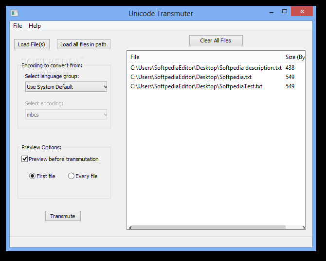Unicode Transmuter