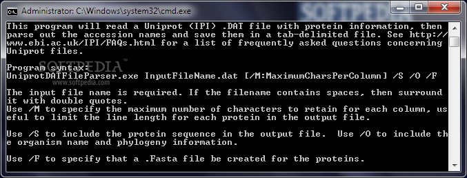 Uniprot DAT File Parser