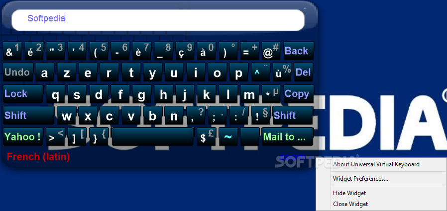 Universal Virtual Keyboard