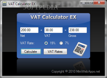 VAT Calculator EX