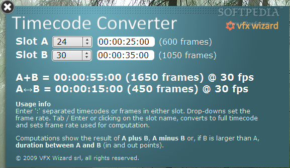 Timecode Converter