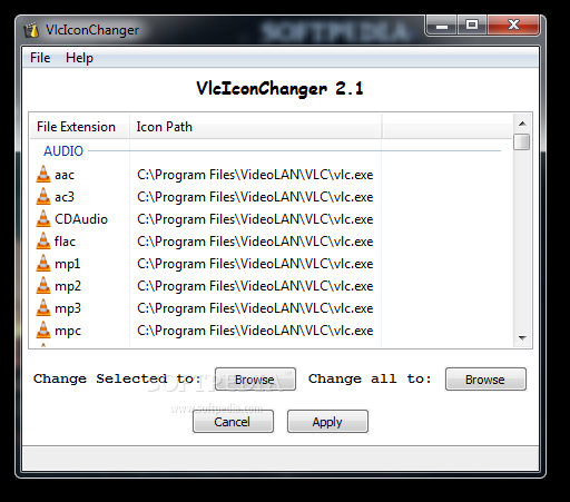 VLC Icon Changer