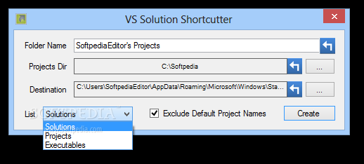 VS Solution Shortcutter