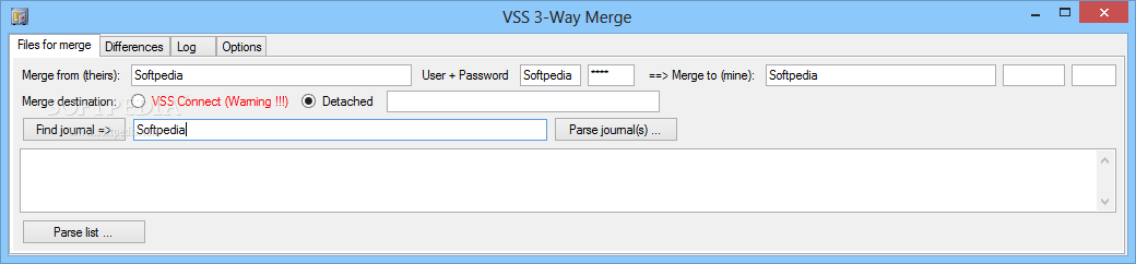 VSS 3-Way Merge