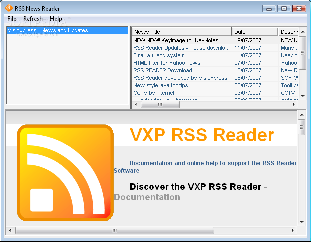 VXP RSS Reader