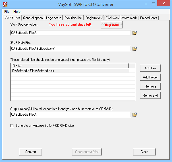 VaySoft SWF to CD Converter