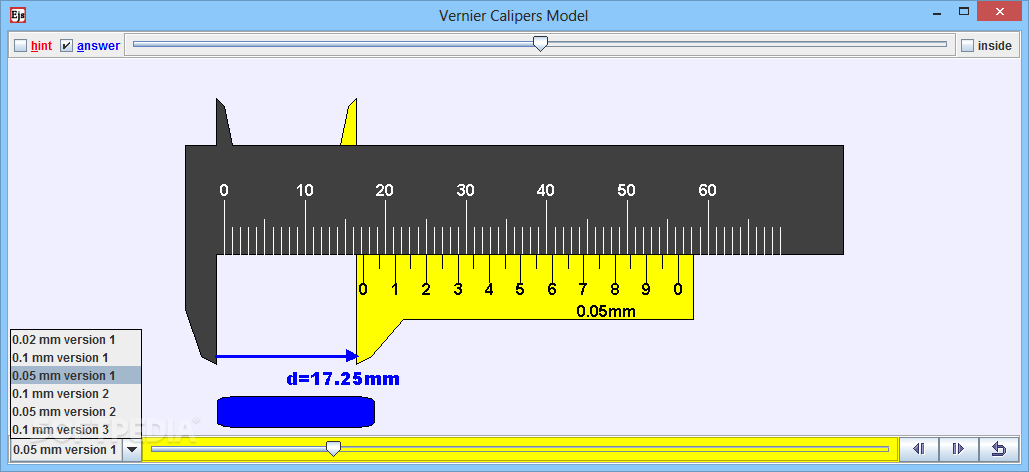 Vernier Caliper Model