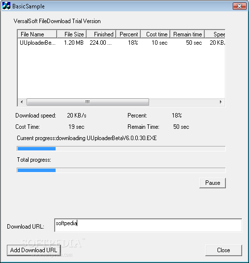 VersalSoft File Download ActiveX Control