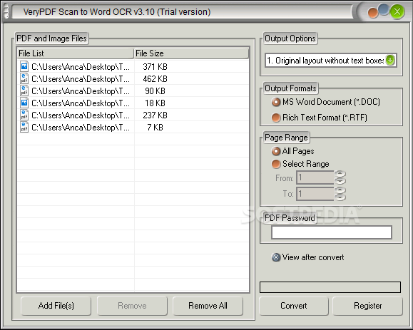 VeryPDF Scan to Word OCR