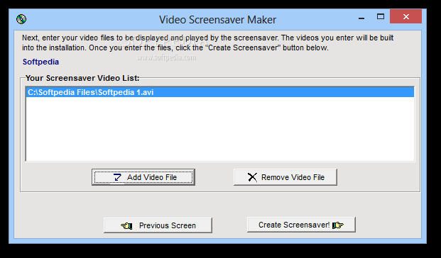 Video Screensaver Maker