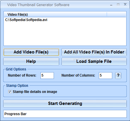 Video Thumbnail Generator Software