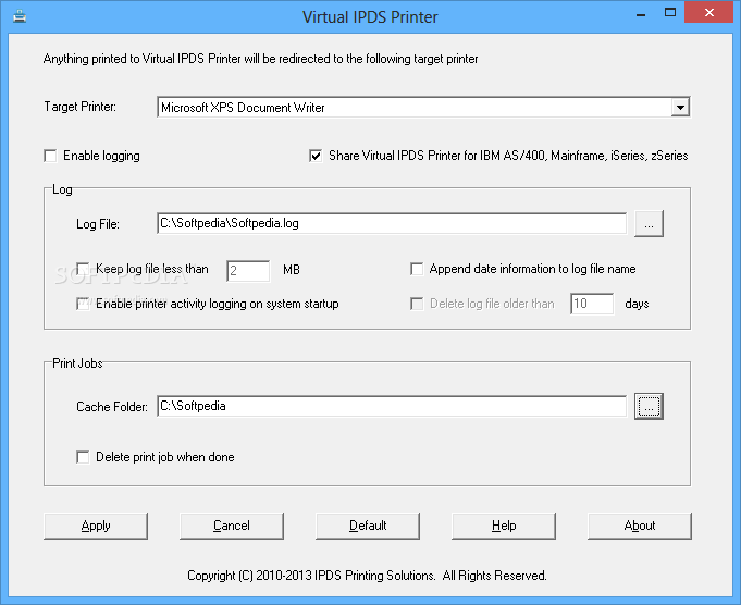 Virtual IPDS Printer