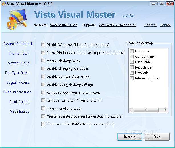 Top 29 System Apps Like Vista Visual Master - Best Alternatives