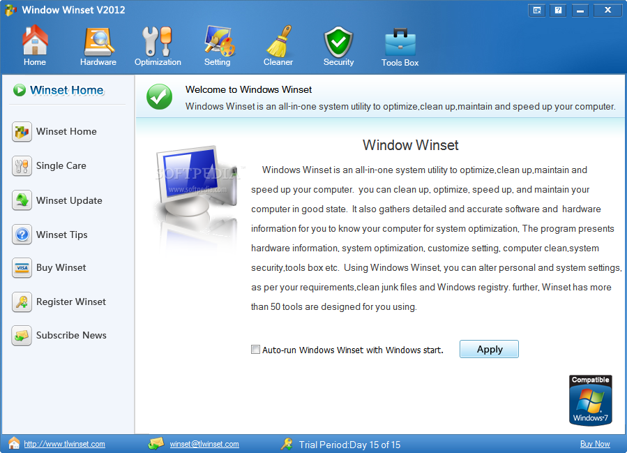 Windows Winset