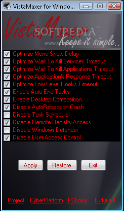 Top 10 Tweak Apps Like VistaMaxer - Best Alternatives Top 10 Tweak Apps Like VistaMaxer - Best Alternatives