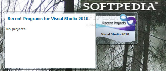 Visual Studio Recent Projects
