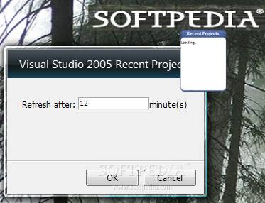 Visual Studio 2005 Recent Projects