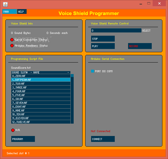 Voice Shield Programmer