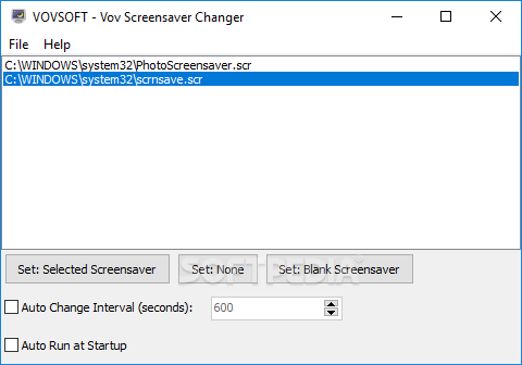 Vov Screensaver Changer