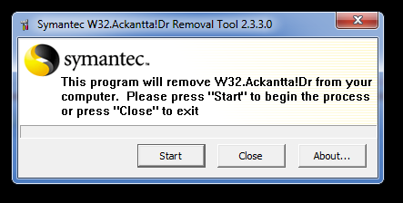 W32.Ackantta!Dr Removal Tool