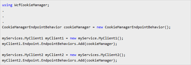 WCF Cookie Manager