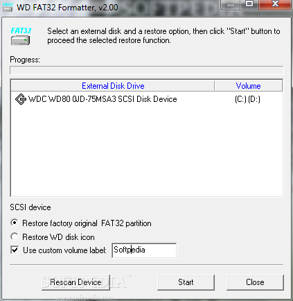 WD FAT32 Formatter