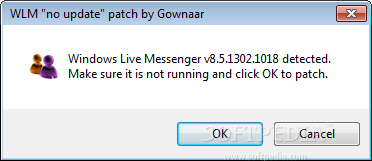 WLM "no update" patch