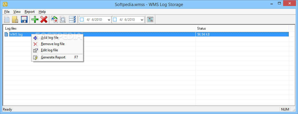 WMS Log Storage Standard Edition